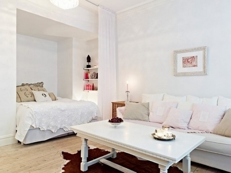 42平米一室户单身公寓 简单风格值得参考(图)(